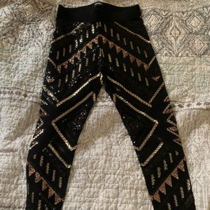 Sequin leggings from Express
